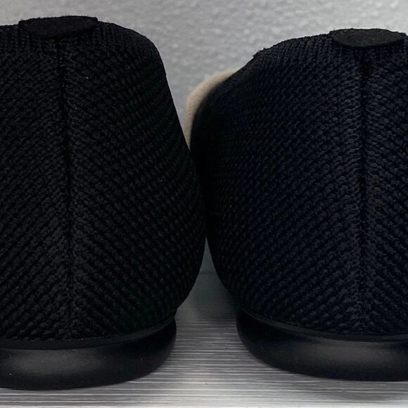 Vivaia Women’s Bibi Knot Black Almond Toe Textile Slip-On Casual Flats – Size 7 - Picture 3 of 6